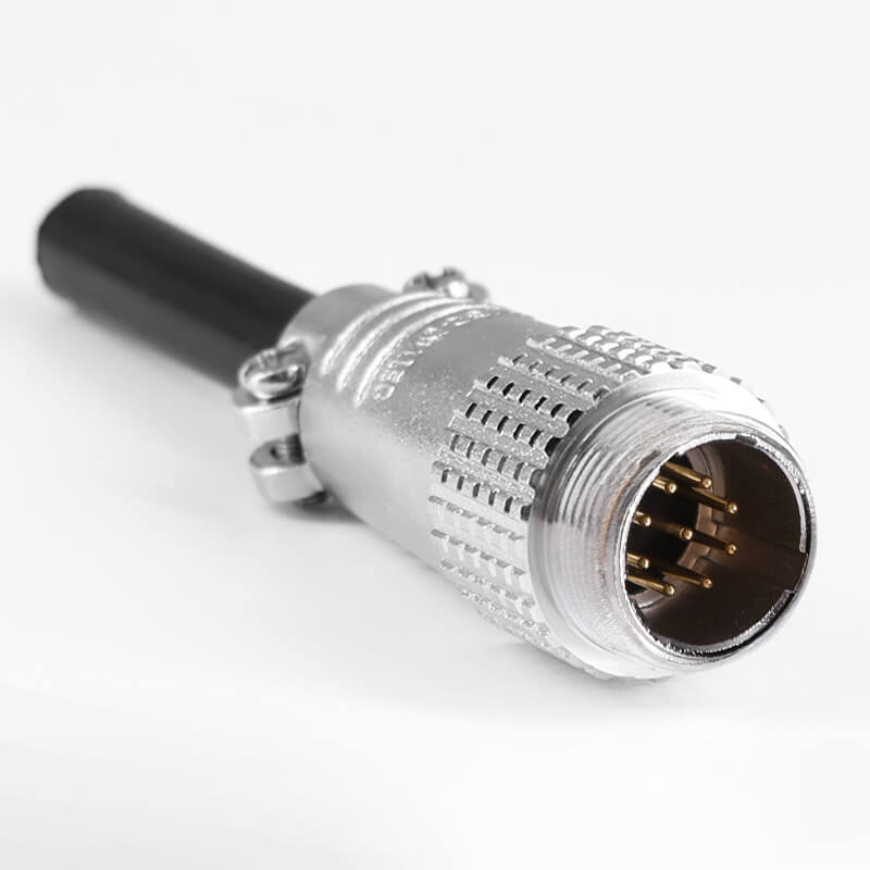 Elecbee TP20 9 Pin Aviation Connectors Male and Female Docking Cable Connector Straight Metal